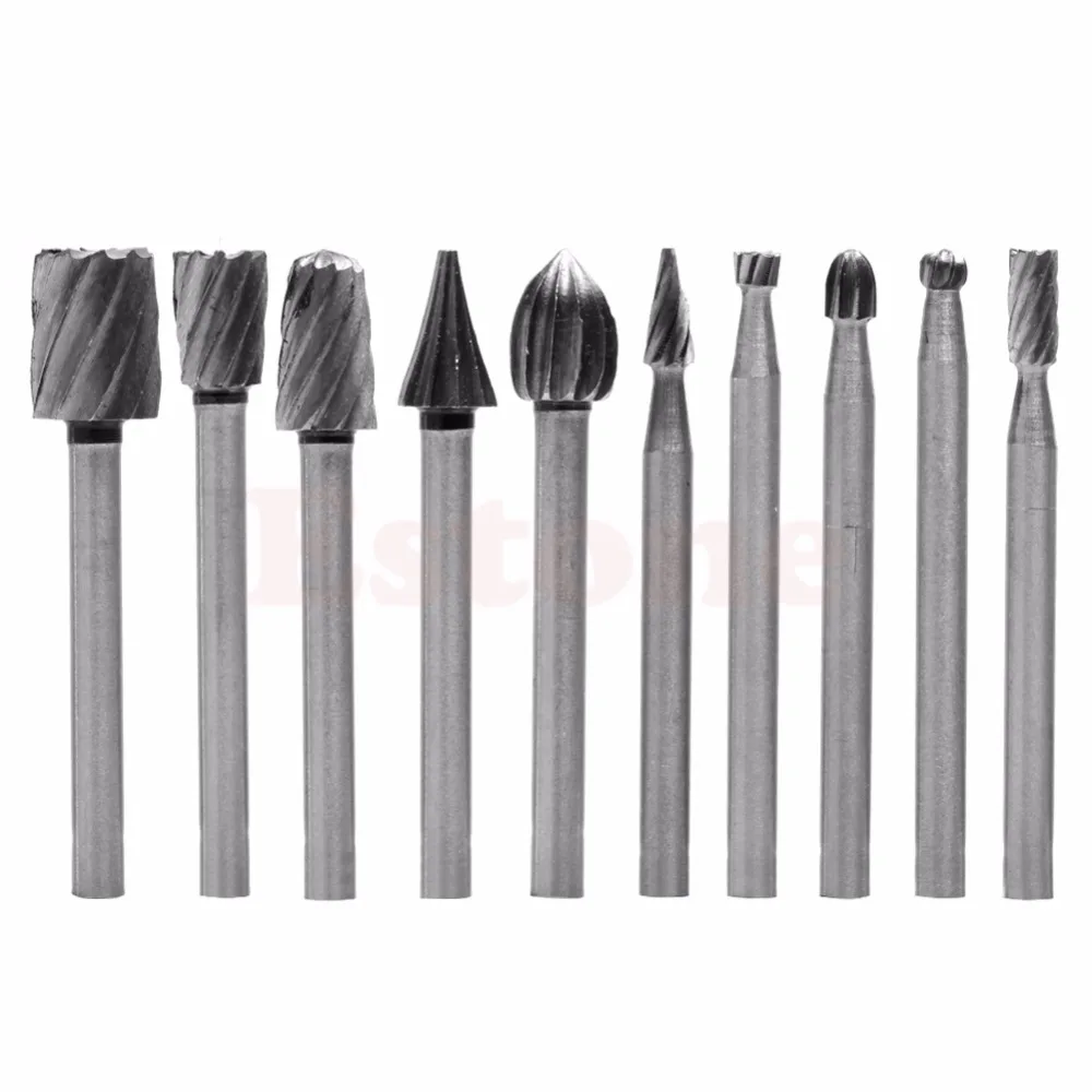 10pcs/Set Rotary File Electric Grinding Polishing Head Engraving Cutter Wood Tool
10pcs/Set Rotary File Electric Grinding Polishing Head Engraving Cutter Wood Tool