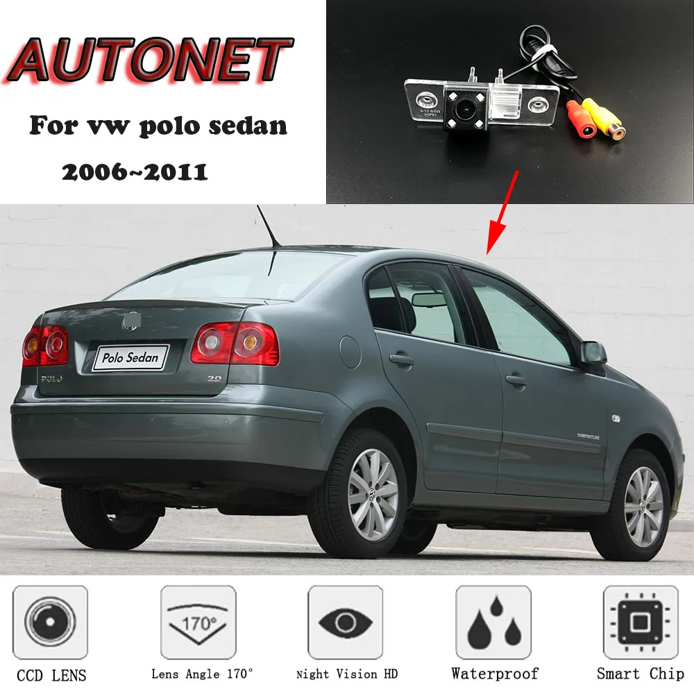 AUTONET Backup Rear View camera For Volkswagen VW polo sedan 2006 2007 2008 2009 2010 2011 Night Vision/license plate camera
AUTONET Backup Rear View camera For Volkswagen VW polo sedan 2006 2007 2008 2009 2010 2011 Night Vision/license plate camera