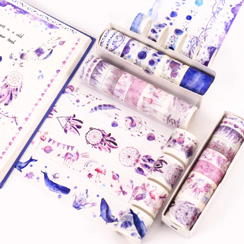 New Arrival Sky Color Masking Tape Set Washi Tape Planner Scrapbooking Cute Cinta Adhesiva Decorativa Japanese Office Stationery
New Arrival Sky Color Masking Tape Set Washi Tape Planner Scrapbooking Cute Cinta Adhesiva Decorativa Japanese Office Stationery