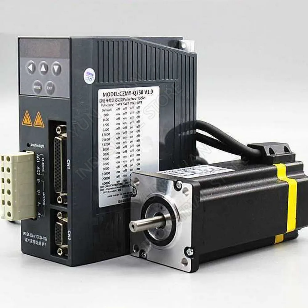 Nema24 Stepper Motor Driver 60MM 4Nm Digital Display 2000RPM Closed Loop Hybird Encoder Easy Servo 2Ph AC DC Stepper Motor Kits
Nema24 Stepper Motor Driver 60MM 4Nm Digital Display 2000RPM Closed Loop Hybird Encoder Easy Servo 2Ph AC DC Stepper Motor Kits