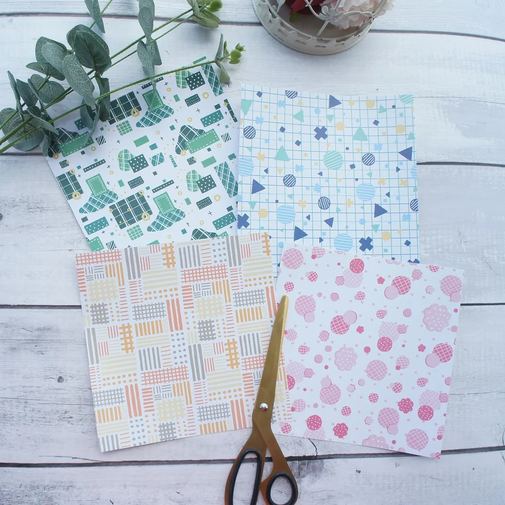 8 Sheets/lot 16.5*16.5cm DIY Colorful Geometric World Paper Wrapping Creative Paper Craft Background Scrapbook Paper
8 Sheets/lot 16.5*16.5cm DIY Colorful Geometric World Paper Wrapping Creative Paper Craft Background Scrapbook Paper