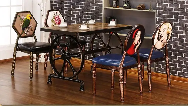 Стулья ретро и столы старый барный стол стул. Стол стул для отеля|bar table and chairs|bar