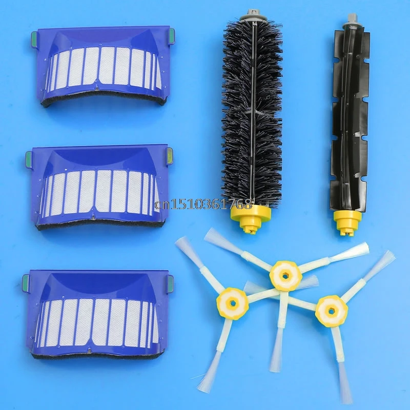 Brush Filter Kit 3-Armed For iRobot Roomba Aerovac 600 series 620 630 650 660 #Y05# #C05#
Brush Filter Kit 3-Armed For iRobot Roomba Aerovac 600 series 620 630 650 660 #Y05# #C05#
