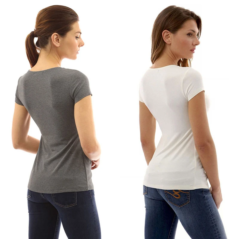 2018 Women T-Shirt Casual Fashion Sexy Fashion T Shirt V Neck Camisetas Mujer Summer Tops Lace Up T-Shirt
2018 Women T-Shirt Casual Fashion Sexy Fashion T Shirt V Neck Camisetas Mujer Summer Tops Lace Up T-Shirt