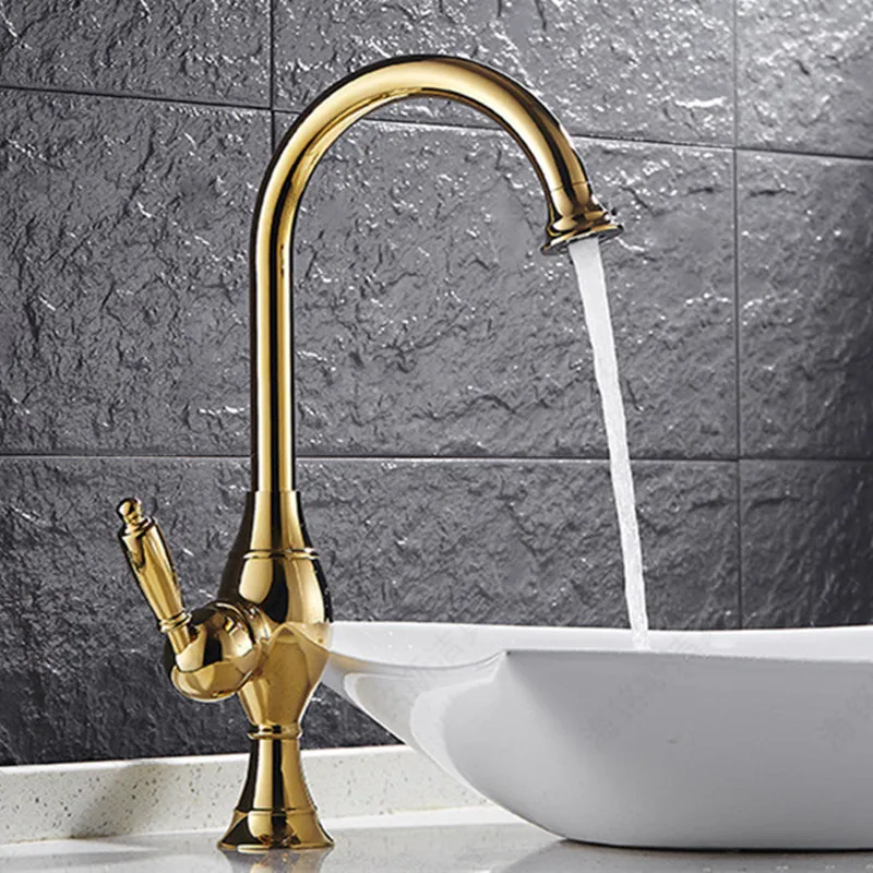 Free shipping Creativity golden kitchen mixer tap with single handle brass kitchen sink mixer tap of hot cold kitchen water tap
Free shipping Creativity golden kitchen mixer tap with single handle brass kitchen sink mixer tap of hot cold kitchen water tap