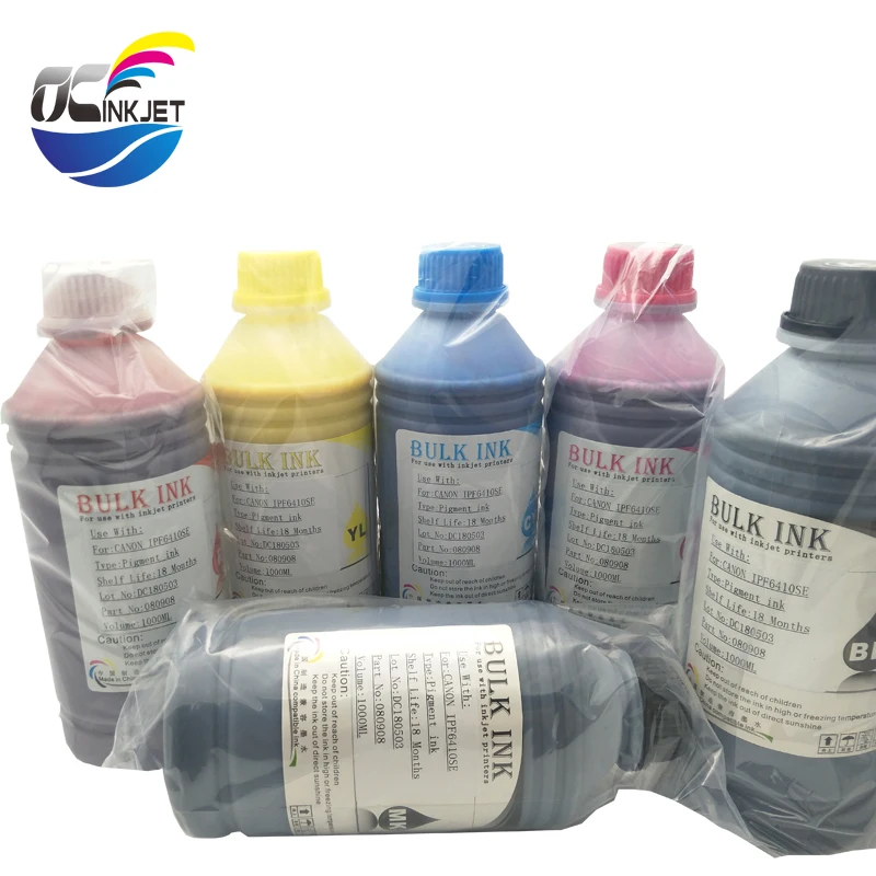 OCINKJET 1000 мл стандартные чернила для пигмента на водной основе картриджа Canon 6 видов
