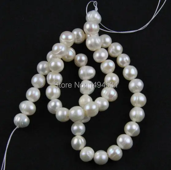 Wholesale Jewelry White Potato Freshwater Pearl Loose Beads 7.5-8.5mm Full Strand Pearl Jewelry - Free Shipping
Wholesale Jewelry White Potato Freshwater Pearl Loose Beads 7.5-8.5mm Full Strand Pearl Jewelry - Free Shipping