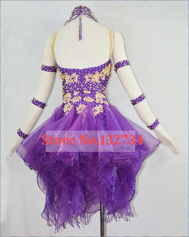 NEW!!! Competition Latin dance dress. PURPLE Latin Dance Dress girl Professional Latin Skirt Samba Dance Latin Salsa Dresses
NEW!!! Competition Latin dance dress. PURPLE Latin Dance Dress girl Professional Latin Skirt Samba Dance Latin Salsa Dresses