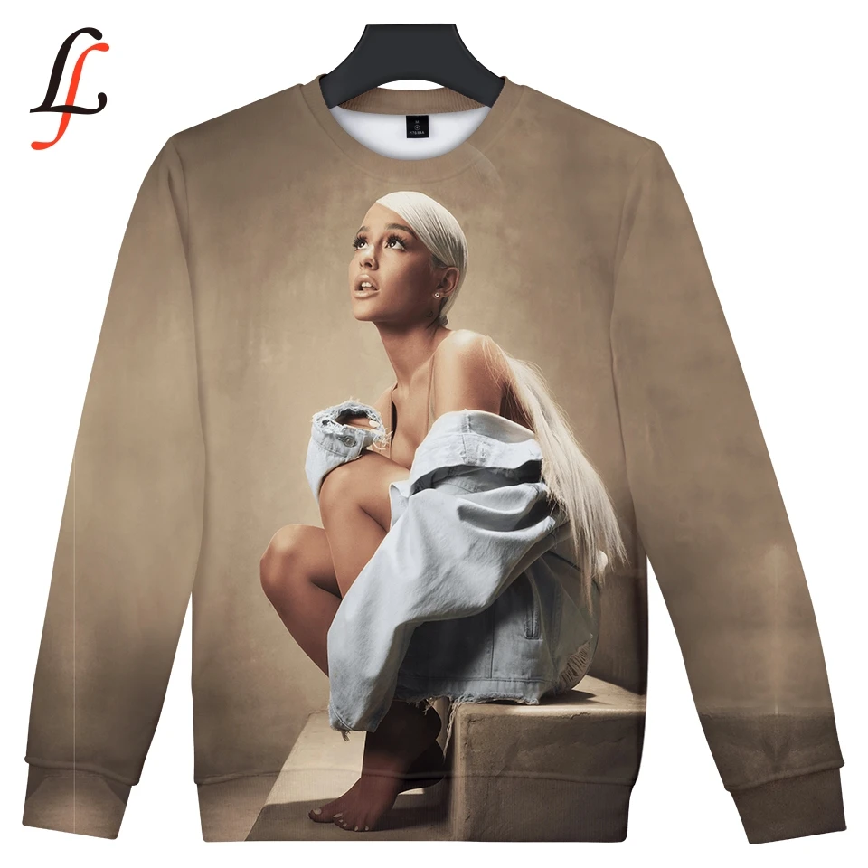 Capless Sweatshirt Women Ariana Grande 3D print Hip Hop 2019 New Fashion Women Hoodies And Sweatshirts Famous Kpop Clothes
Capless Sweatshirt Women Ariana Grande 3D print Hip Hop 2019 New Fashion Women Hoodies And Sweatshirts Famous Kpop Clothes