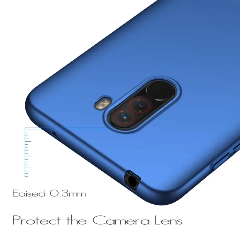 Case For Xiaomi Pocophone F1 Cover Slim Shockproof 360 Full Body Hard Plastic for POCO Fundas Shell | Мобильные телефоны и
