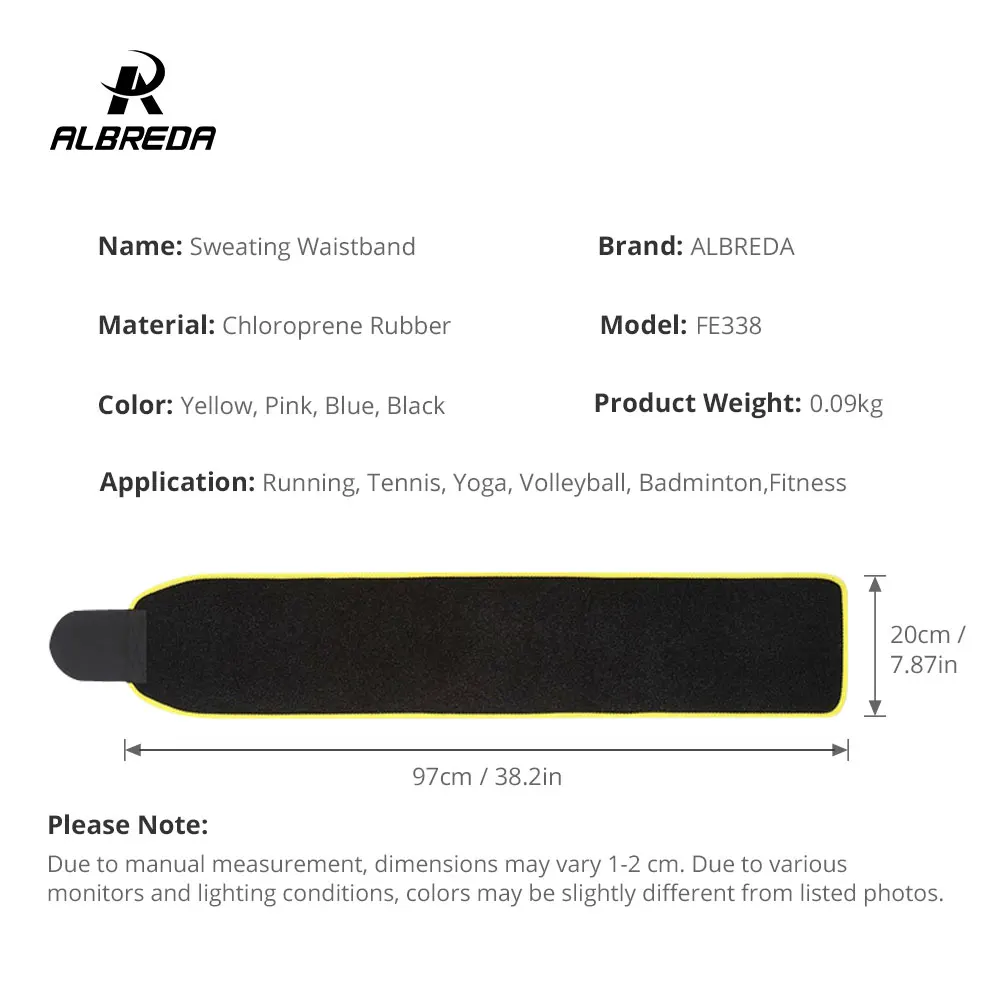 ALBREDA Women Waist Fat Burning Belt Slimming Waist Support Gym Yoga Fitness Belt Training Body Shaper Waist Support Brace
ALBREDA Women Waist Fat Burning Belt Slimming Waist Support Gym Yoga Fitness Belt Training Body Shaper Waist Support Brace
