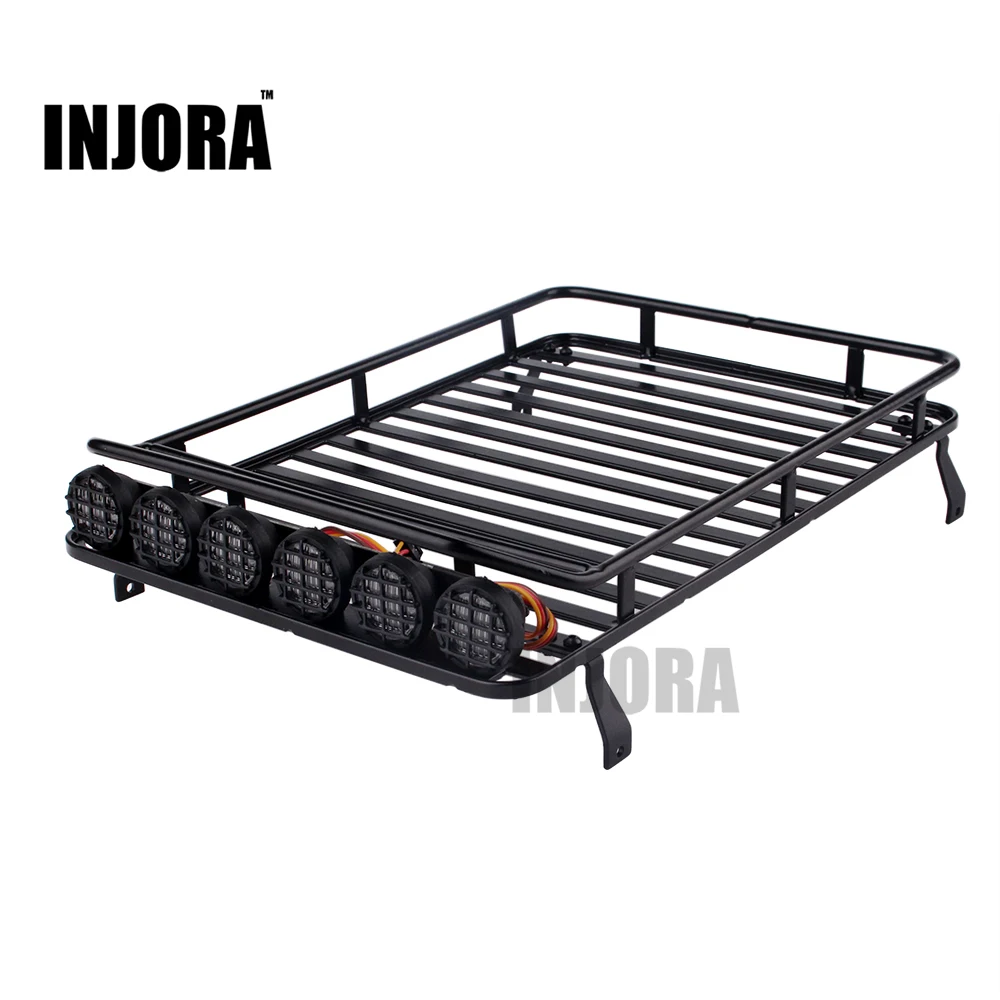 Багажник на крышу INJORA с светильник кой для 1/10 RC Crawler D90 Axial SCX10 90046
Багажник на крышу INJORA с светильник кой для 1/10 RC Crawler D90 Axial SCX10 90046