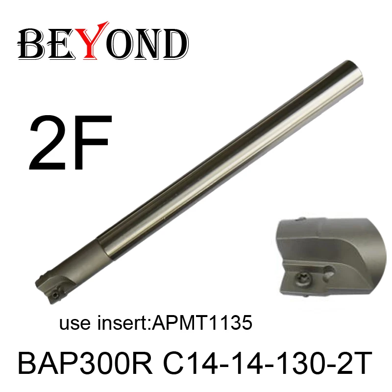 BEYONG BAP BAP300R C14-14-130-2T Use APMT1135 Carbide Inserts 2 flute Milling Cutter Milling Cutting Endmill 1pcs fresa fräser
BEYONG BAP BAP300R C14-14-130-2T Use APMT1135 Carbide Inserts 2 flute Milling Cutter Milling Cutting Endmill 1pcs fresa fräser