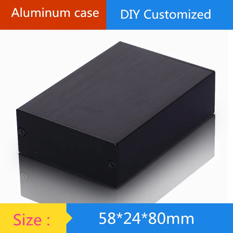 58 * 24 * 80mm aluminum power amplifier chassis battery power box / AMP shell / case / DIY box
58 * 24 * 80mm aluminum power amplifier chassis battery power box / AMP shell / case / DIY box