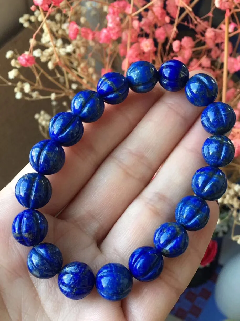 Natural Lapis Pumpk Beads Stone Fashion Bracelet 11mm Genuine Women Men Love New Gift Stretch Crystal Charm Bracelet Jewelry
Natural Lapis Pumpk Beads Stone Fashion Bracelet 11mm Genuine Women Men Love New Gift Stretch Crystal Charm Bracelet Jewelry