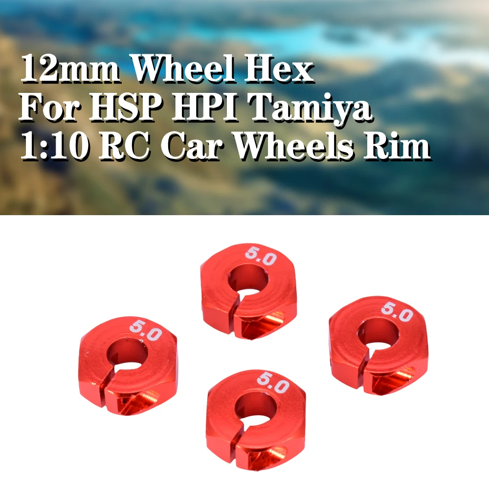 4PCS Metal Alloy Aluminum 5mm Thickness Wheel Hex 12mm Drive With Pins & amp for Screws HSP HPI Tamiya 1:10 RC Car Wheels Rim
4PCS Metal Alloy Aluminum 5mm Thickness Wheel Hex 12mm Drive With Pins & amp for Screws HSP HPI Tamiya 1:10 RC Car Wheels Rim