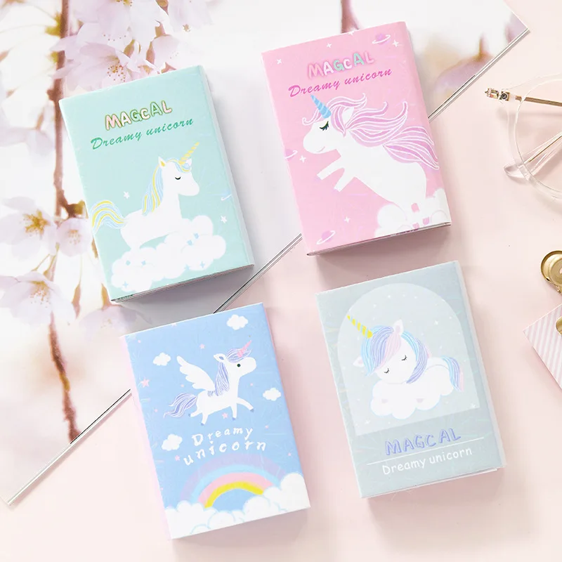 Magic Dream Unicorn 6 Folding Memo Pad laser N Times Sticky Notes Memo Notepad Bookmark Gift Stationery
Magic Dream Unicorn 6 Folding Memo Pad laser N Times Sticky Notes Memo Notepad Bookmark Gift Stationery