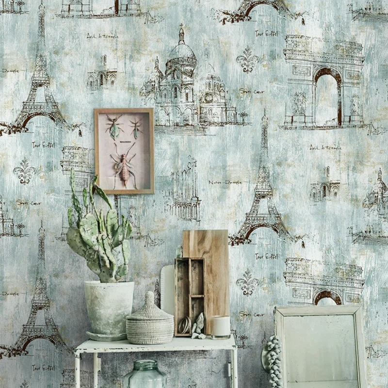 American Vintage Wallpaper Murals 3D Wallpaper Eiffel Tower Personalized Room Wall Decal Background Coffee Shop Wallpaper Roll
American Vintage Wallpaper Murals 3D Wallpaper Eiffel Tower Personalized Room Wall Decal Background Coffee Shop Wallpaper Roll