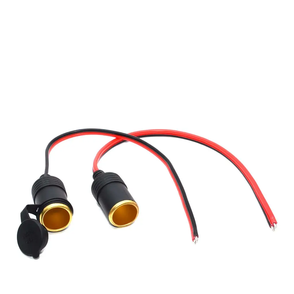 1.5mm square Power Wire Car Cigarette Lighter Female Socket Plug Connector female socket cable High Quality 18A 16awg 12V
1.5mm square Power Wire Car Cigarette Lighter Female Socket Plug Connector female socket cable High Quality 18A 16awg 12V