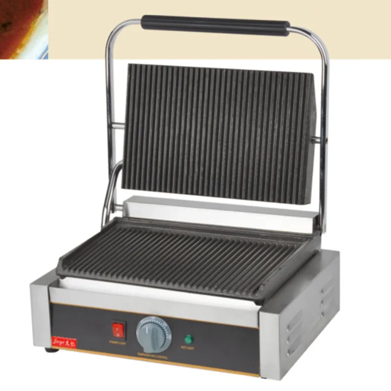220V/2200W Non-stick Commercial Single Plate Steak Sandwich Toaster Machine Electric Griddle Grill Electric Contact Grill
220V/2200W Non-stick Commercial Single Plate Steak Sandwich Toaster Machine Electric Griddle Grill Electric Contact Grill
