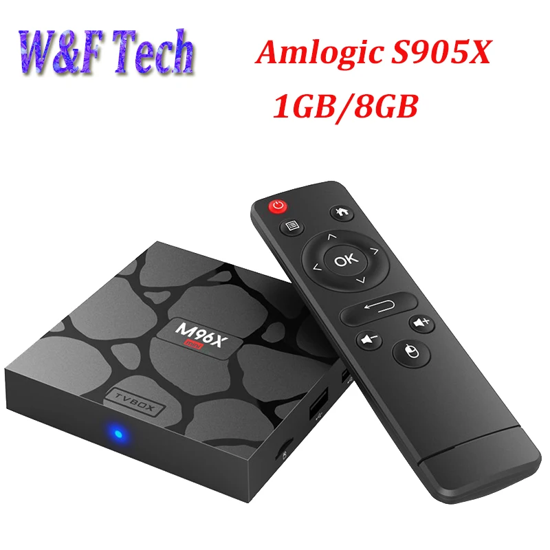 M96X Мини Android 6 0 Смарт ТВ коробка четырехъядерный 1G 8G 2 4G WiFi HD DLNA 4K Amlogic S905X