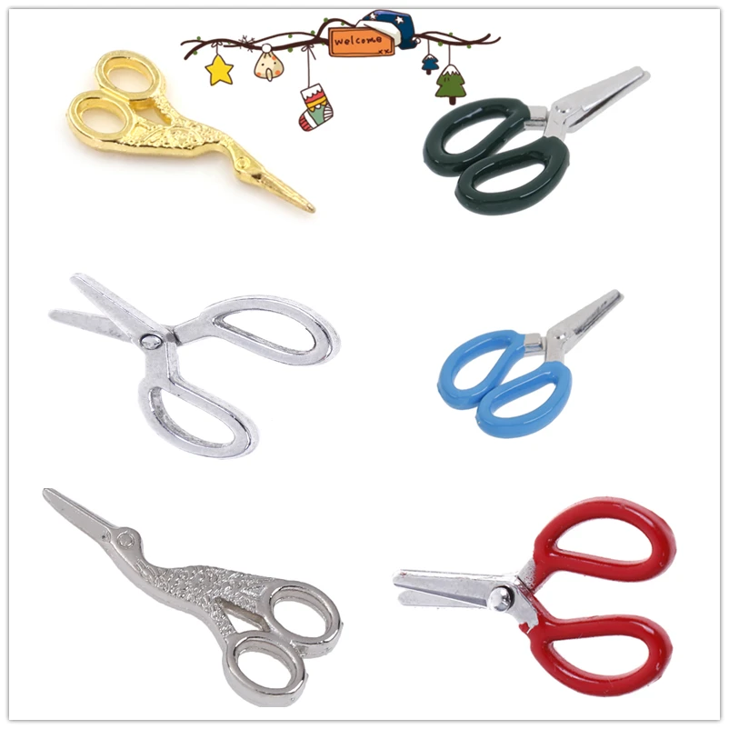 1:12 Dollhouse Miniature Accessories Simulation Crafts Toys Metal Sewing Scissors Furniture Toy Mini Metal Scissors 6 Styles
1:12 Dollhouse Miniature Accessories Simulation Crafts Toys Metal Sewing Scissors Furniture Toy Mini Metal Scissors 6 Styles