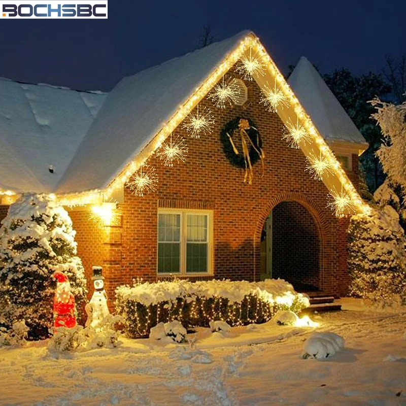 BOCHSBC Foldable Bouquet Shape LED String Lights Warm White Lamp Strip for Square Garden Decoration Light for Chrismas Parties
BOCHSBC Foldable Bouquet Shape LED String Lights Warm White Lamp Strip for Square Garden Decoration Light for Chrismas Parties
