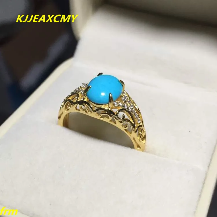 KJJEAXCMY Fine jewelry 925 sterling silver plated gold blue turquoise female models ring sterling
KJJEAXCMY Fine jewelry 925 sterling silver plated gold blue turquoise female models ring sterling