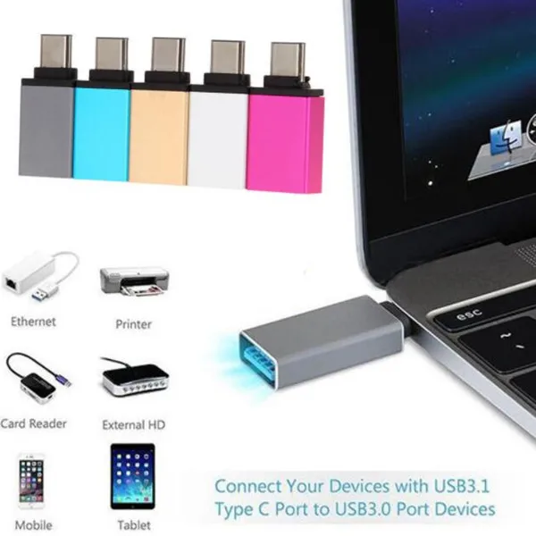 200 шт. цветной металлический адаптер USB 3,1 Type C OTG «папа»-USB 3,0 A «мама», конвертер-адаптер для Samsung Note 7 8 A7 S8
200 шт. цветной металлический адаптер USB 3,1 Type C OTG «папа»-USB 3,0 A «мама», конвертер-адаптер для Samsung Note 7 8 A7 S8