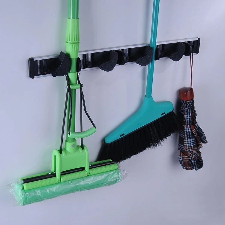 Bathroom Shelves 5 Position Plastic Wall Mounted Mop Broom Organizer Holder Balcony Washroom Home Kitchen Storage Shelf HJ-10718
Bathroom Shelves 5 Position Plastic Wall Mounted Mop Broom Organizer Holder Balcony Washroom Home Kitchen Storage Shelf HJ-10718