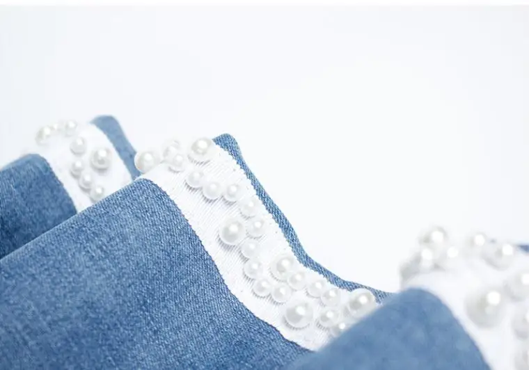 Womens Pearl Ribbon Denim Pants Female High Waist Spring Autumn Jeans Skinny Stretch Denim Trousers Plus Size Jeans Femme K1033
Womens Pearl Ribbon Denim Pants Female High Waist Spring Autumn Jeans Skinny Stretch Denim Trousers Plus Size Jeans Femme K1033