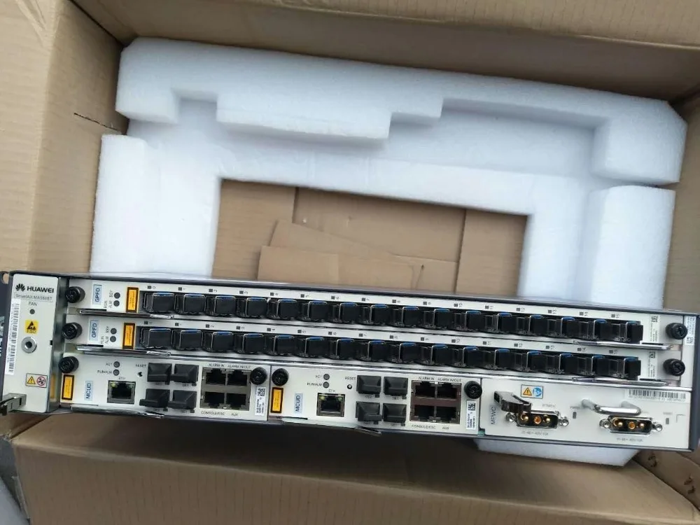 HW MA5608T OLT DC AC MCUD1 10GE MCUDx1 MPWCx1 with GPFD C+ 8 ports 16 ports card
HW MA5608T OLT DC AC MCUD1 10GE MCUDx1 MPWCx1 with GPFD C+ 8 ports 16 ports card