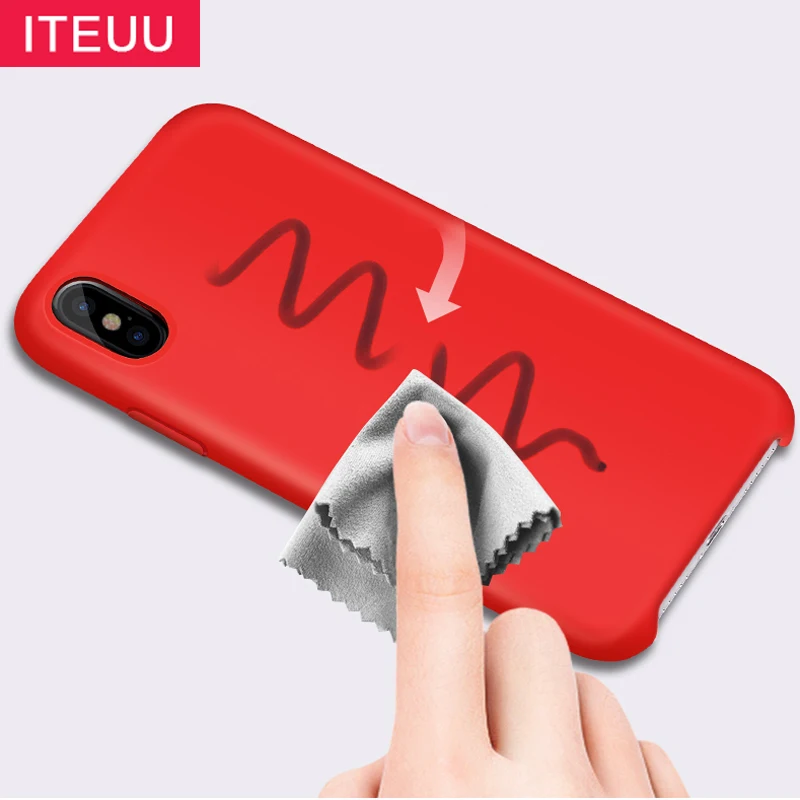 ITEUU Liquid Silicone Case for Apple iphone X XS Max for iPhone XR Cases Soft Gel Rubber Shockproof Back Cover
ITEUU Liquid Silicone Case for Apple iphone X XS Max for iPhone XR Cases Soft Gel Rubber Shockproof Back Cover