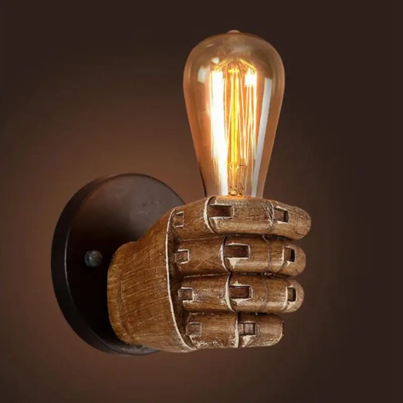 LukLoy Resin Fist Hand Wall Lamp Lights Retro Vintage Sconce Wall Lighting for Corridor Lobby Novel Creativity Loft Includ Bulb
LukLoy Resin Fist Hand Wall Lamp Lights Retro Vintage Sconce Wall Lighting for Corridor Lobby Novel Creativity Loft Includ Bulb