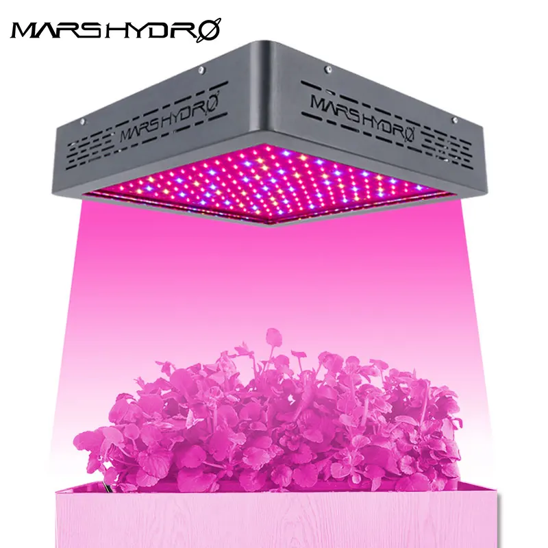 Mars hydro 100x100x180 см комнатный гроутент полный спектр ECO 600 Pro II 160 led 900 W Граден