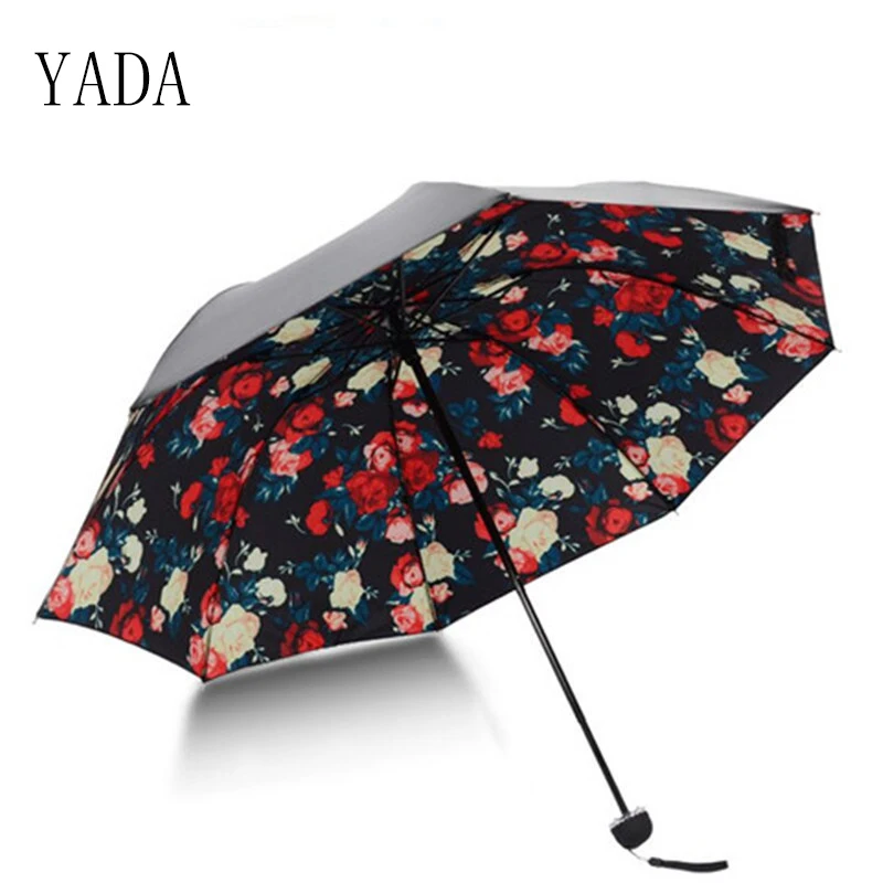 YADA New Creative Flower Pattern Folding Rainy Umbrella Anti-UV Rainproof Sun Protection Parasol Flowers Umbrellas Female YS016
YADA New Creative Flower Pattern Folding Rainy Umbrella Anti-UV Rainproof Sun Protection Parasol Flowers Umbrellas Female YS016