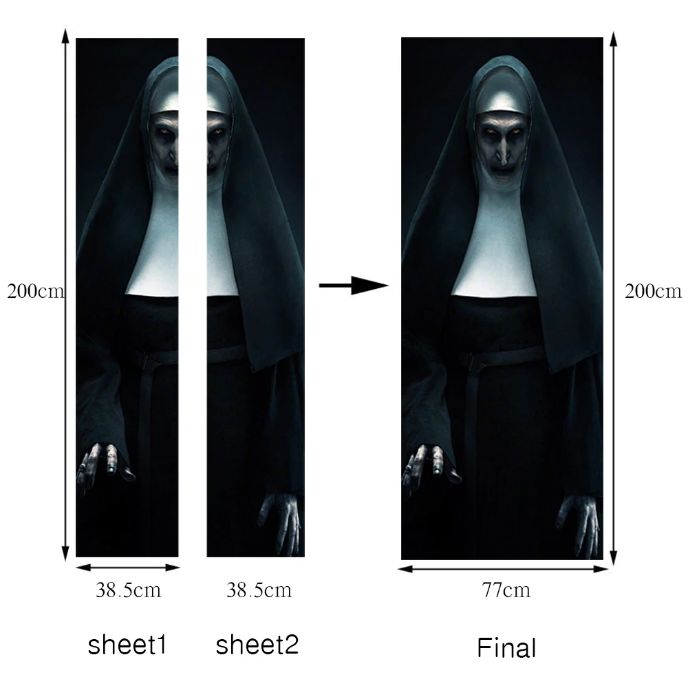 Foreign trade hot Halloween death door stickers Glass window stickers creative party wooden door renovation wall stickers
Foreign trade hot Halloween death door stickers Glass window stickers creative party wooden door renovation wall stickers
