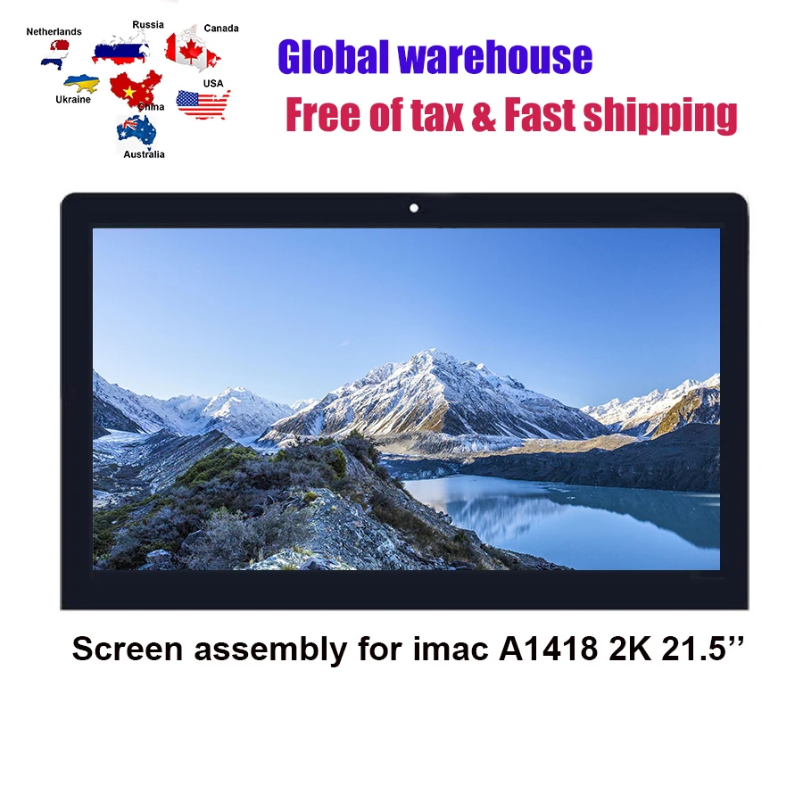 For iMac 21.5" A1418 2K LCD Display Screen Panel EMC2544 2638 MF883 MD093/094 LM215WF3(SD)D1 D2 D3D4 D5 2012 2013 2014 2015
For iMac 21.5" A1418 2K LCD Display Screen Panel EMC2544 2638 MF883 MD093/094 LM215WF3(SD)D1 D2 D3D4 D5 2012 2013 2014 2015