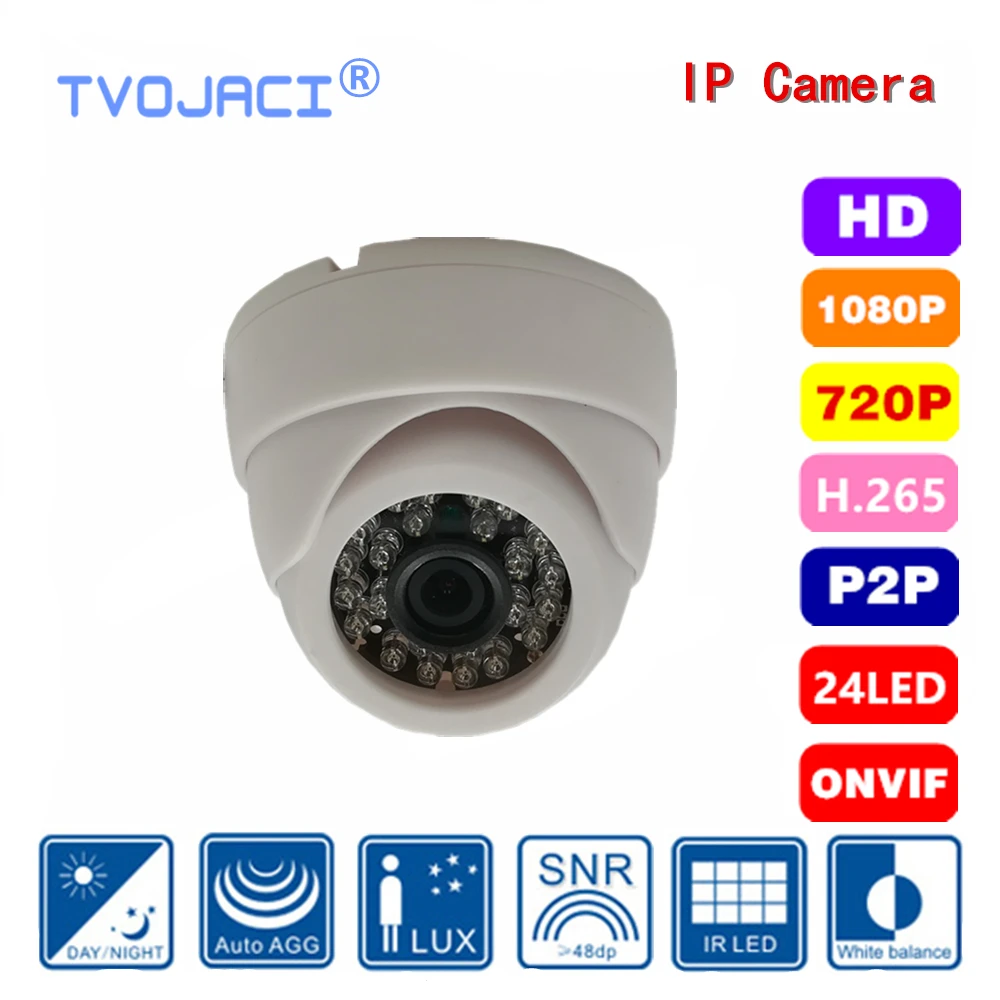 H.264 H.265 ip-камера видеонаблюдения 1MP/2MP 720P 1080P домашняя потолочная сетевая CCTV камера