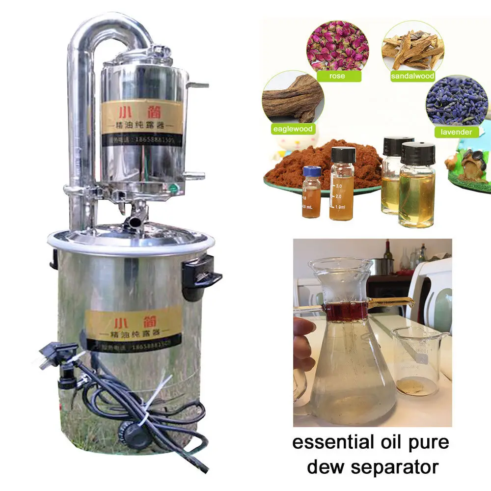 21L Litres 6Gal w/Essential Oil Seperator New Home Stainless Automatic Moonshine Still Water Distiller Purifier Brewing Kits
21L Litres 6Gal w/Essential Oil Seperator New Home Stainless Automatic Moonshine Still Water Distiller Purifier Brewing Kits