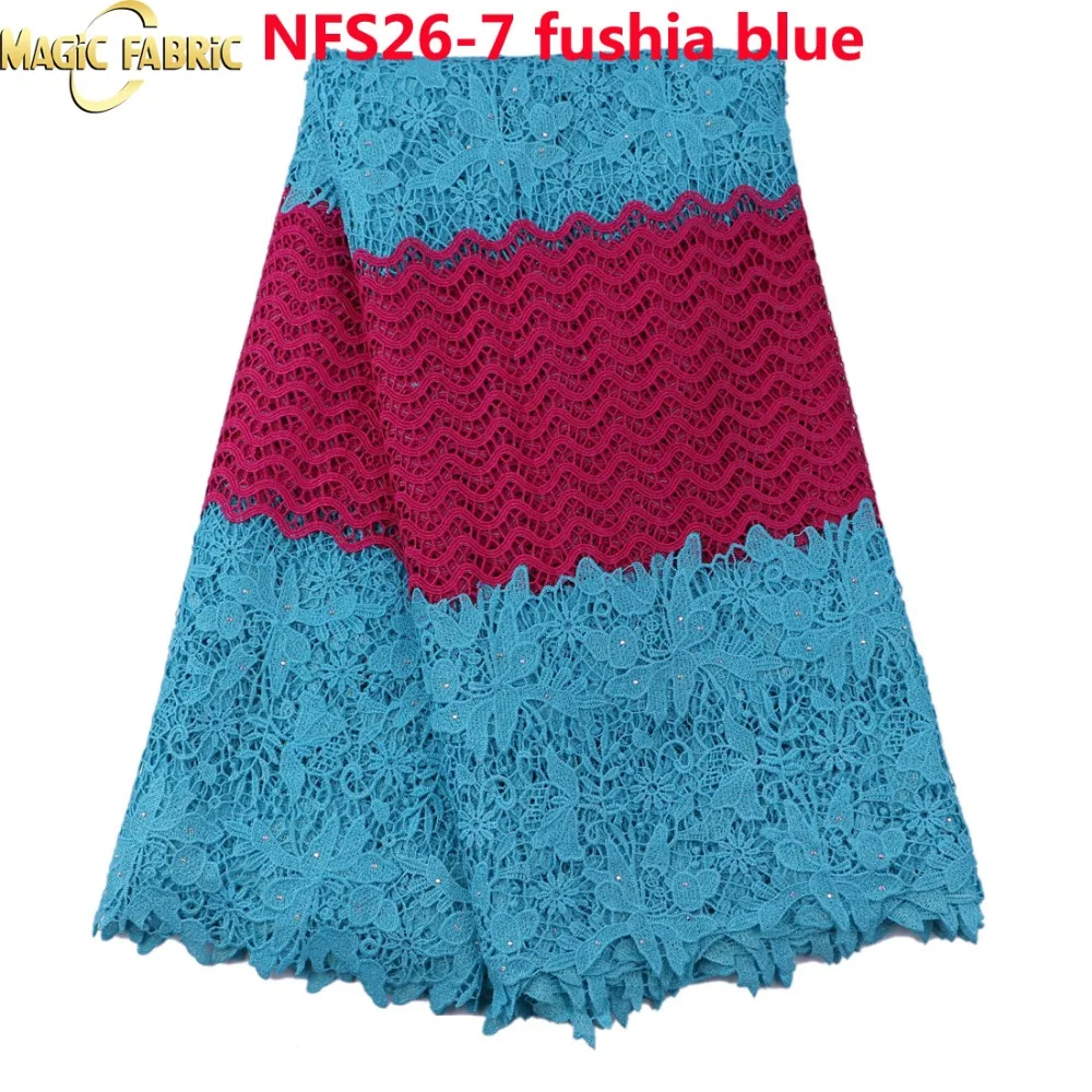 Hot selling!High quality water soluble african cord lace guipure lace fabric with stones for dress sewing NFS26
Hot selling!High quality water soluble african cord lace guipure lace fabric with stones for dress sewing NFS26