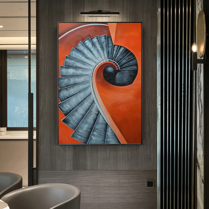 Abstract Fahion Stairs View Canvas Painting Wall Art Swirl Poster And Print For Living Room Aisle Studio Bright Home Decoration
Abstract Fahion Stairs View Canvas Painting Wall Art Swirl Poster And Print For Living Room Aisle Studio Bright Home Decoration