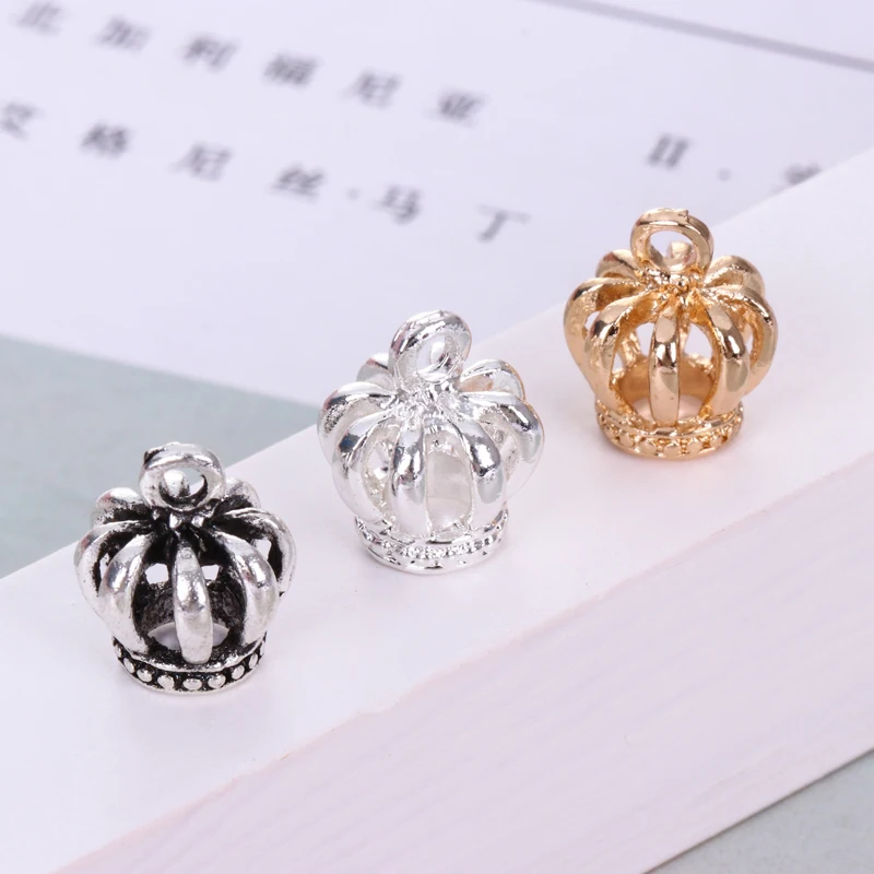 10pcs/pack 3D Charm Crown Fashion Metal Pendant DIY Necklace Bracelet Making Discovery Accessories
10pcs/pack 3D Charm Crown Fashion Metal Pendant DIY Necklace Bracelet Making Discovery Accessories