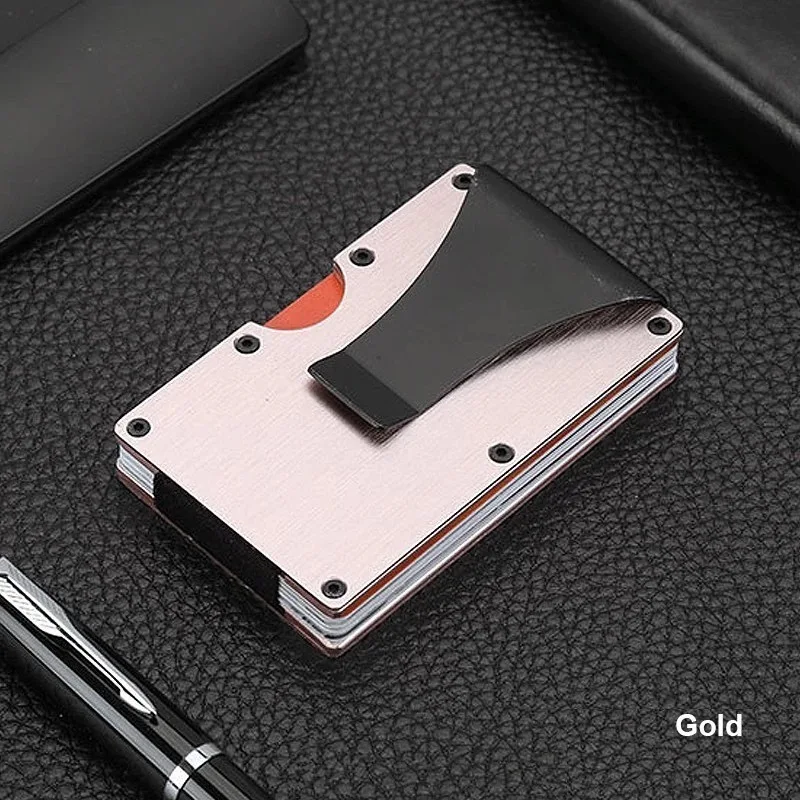 Новый дизайн минималистичный кошелек Rfid блокирующий кредитный держатель для