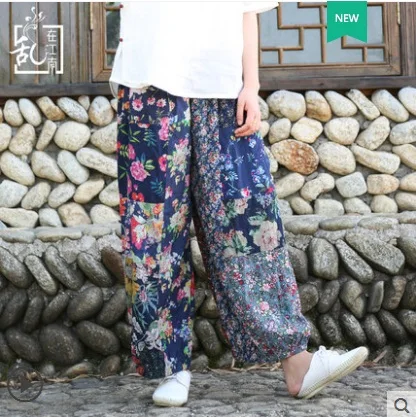 Product release in the summer of 2018, the original design loose big yards of cotton linen ms leisure wide leg pants
Product release in the summer of 2018, the original design loose big yards of cotton linen ms leisure wide leg pants