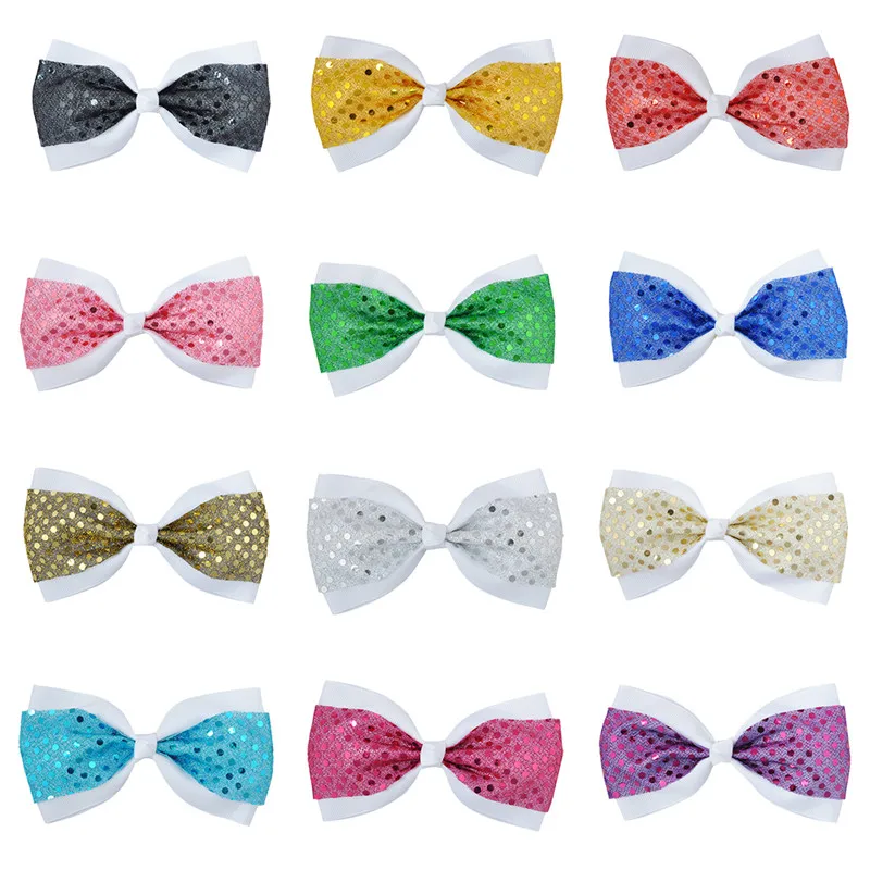 12PCS 4.7 Inches Sequin Bow Hair Clips For Girls Bowknot Barrettes Hairpins Christmas Gift Hair Haar Accessories Hair Grips
12PCS 4.7 Inches Sequin Bow Hair Clips For Girls Bowknot Barrettes Hairpins Christmas Gift Hair Haar Accessories Hair Grips