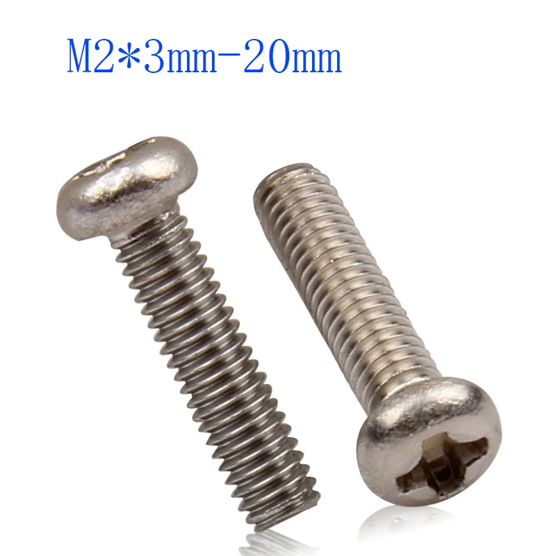 200 pcs 304 stainless steel flat headed screw, M2 *3mm-20mm size, white countersunk head machine screw, free delivery
200 pcs 304 stainless steel flat headed screw, M2 *3mm-20mm size, white countersunk head machine screw, free delivery