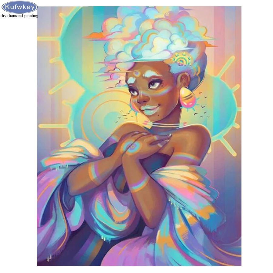 New 2019 Diamond Embroidery African woman Diamond Painting round Needlework Full Square Cross Stitch Kits Diamond Mosaic Sale
New 2019 Diamond Embroidery African woman Diamond Painting round Needlework Full Square Cross Stitch Kits Diamond Mosaic Sale