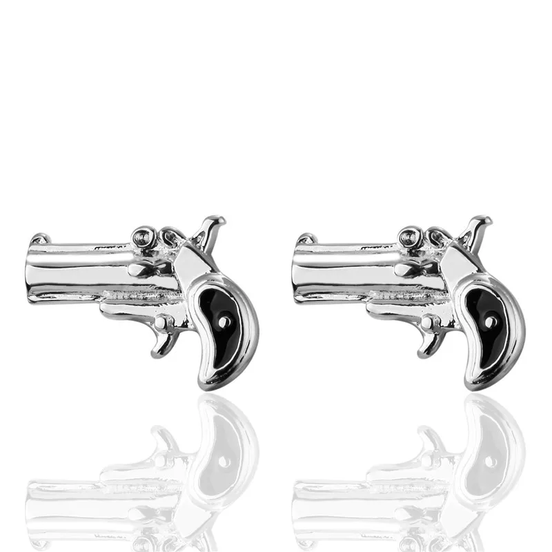 C-MAN Luxury shirt Silvery pistol Enamel cufflink for mens Brand cuff buttons cuff links High Quality abotoaduras Jewelry
C-MAN Luxury shirt Silvery pistol Enamel cufflink for mens Brand cuff buttons cuff links High Quality abotoaduras Jewelry