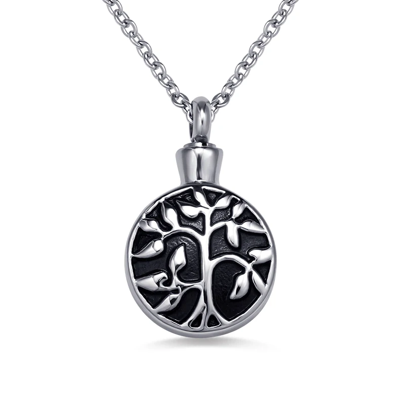 AILIN Personalized Memorial Cremation Necklace Tree Of Life Cremation Urn Necklace For Ashes Stainless Steel
AILIN Personalized Memorial Cremation Necklace Tree Of Life Cremation Urn Necklace For Ashes Stainless Steel